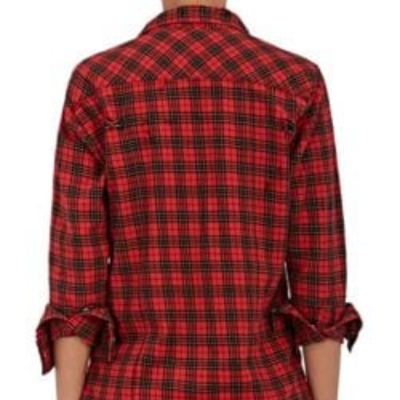 NSF Plaid Button Front Shirt nwot - Picture 2 of 4